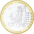 Luksemburg, medal, Euro, Europa, Politics, FDC, MS(65-70), Srebro