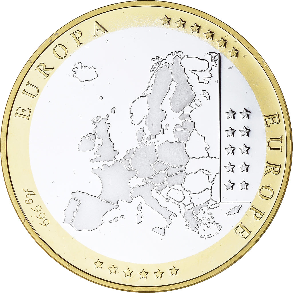 Finlande, Médaille, Euro, Europa, Politics, FDC, FDC, Argent