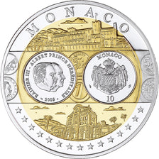 Mónaco, medalha, L'Europe, Monaco, Politics, MS(65-70), Prata