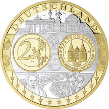Germany, Medal, Euro, Europa, Politics, MS(65-70), Silver