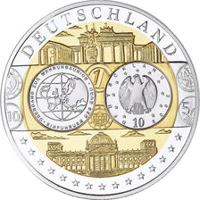 Germany, Medal, Euro, Europa, Politics, MS(65-70), Silver