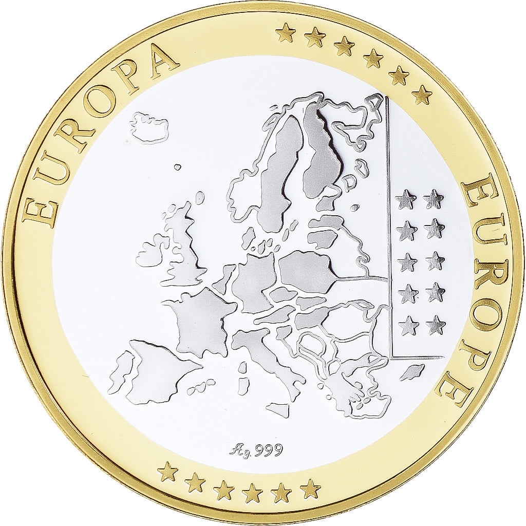 Pays-Bas, Médaille, Euro, Europa, Politics, FDC, Argent