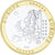 Estónia, medalha, Euro, Europa, Politics, MS(65-70), Prata