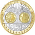 Espanha, medalha, Euro, Europa, Politics, MS(65-70), Prata