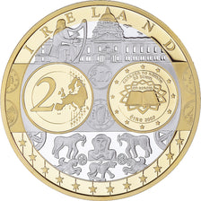Ireland, Medaille, Euro, Europa, Politics, FDC, STGL, Silber