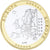 Irlandia, medal, Euro, Europa, Politics, FDC, MS(65-70), Srebro