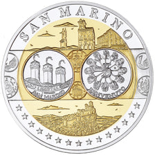 Saint Marin , Médaille, Euro, Europa, Politics, FDC, Argent