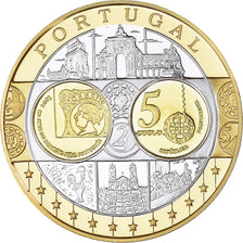 Portugal, Médaille, Euro, Europa, Politics, FDC, Argent