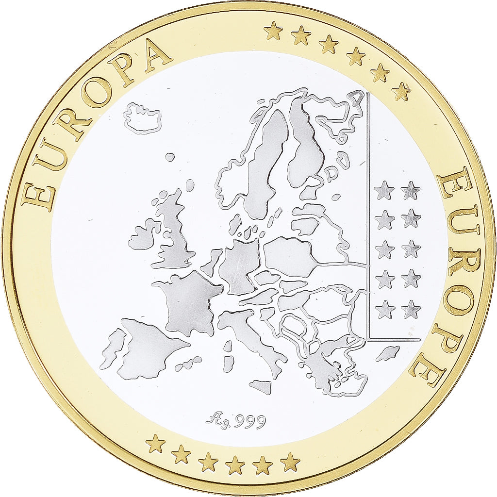 Vaticano, medalha, L'Europe, Vatican, Politics, MS(65-70), Prata