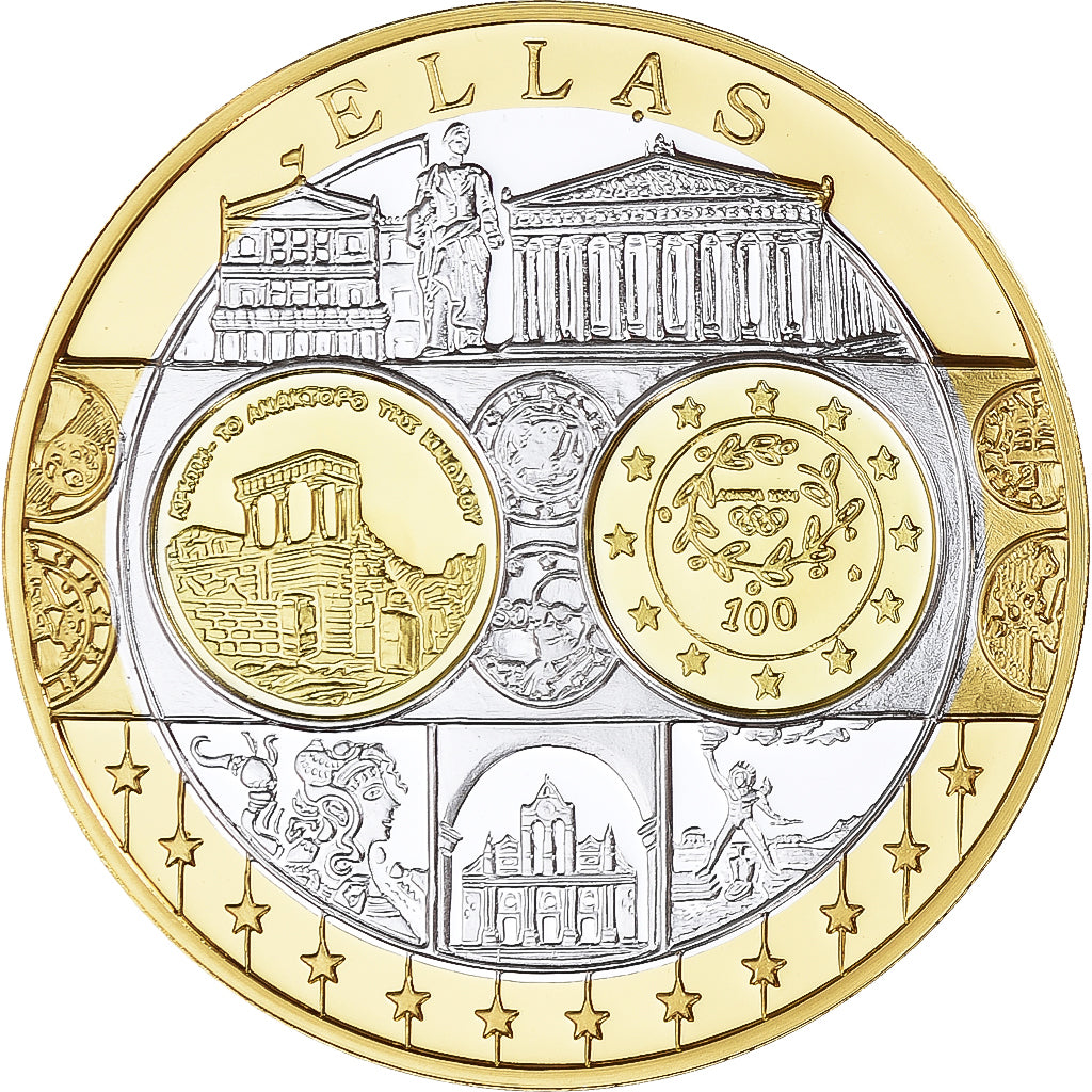 Greece, Medal, L'Europe, Politics, MS(65-70), Silver