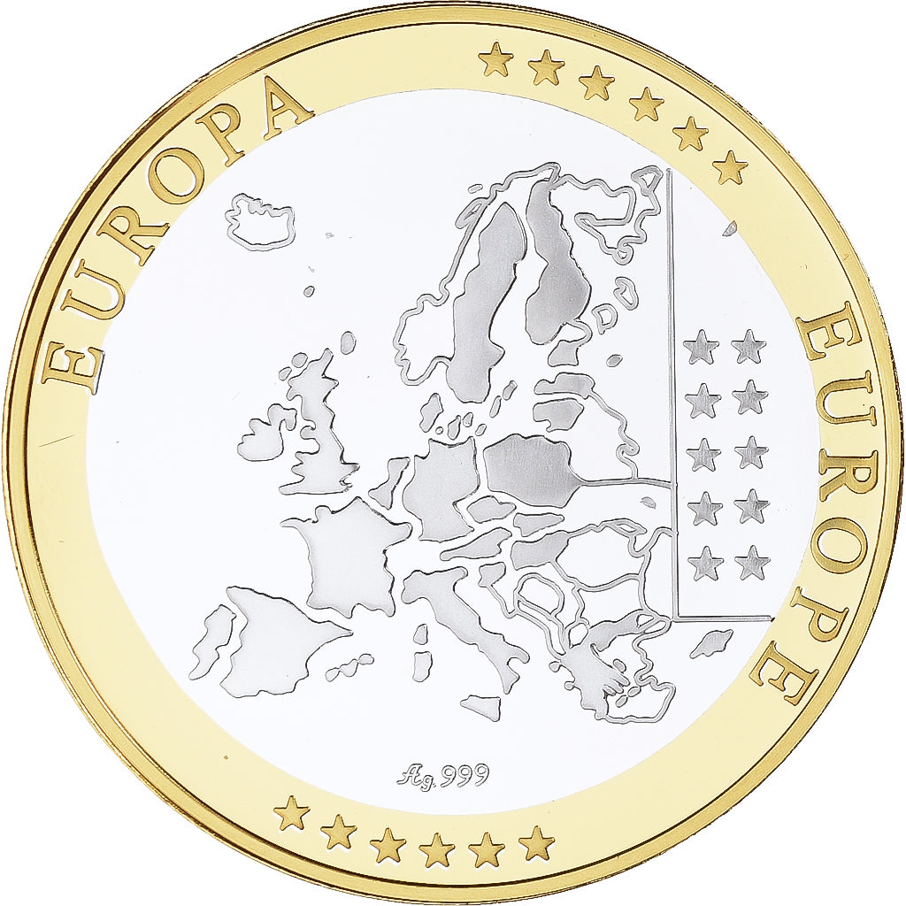 Greece, Medal, L'Europe, Politics, MS(65-70), Silver