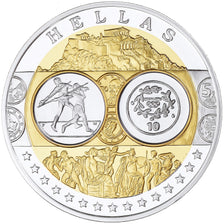 Grécia, medalha, L'Europe, Politics, MS(65-70), Prata