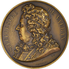 France, Medal, Leprestre de Vauban, History, 1819, Petit, Restrike, MS(63)