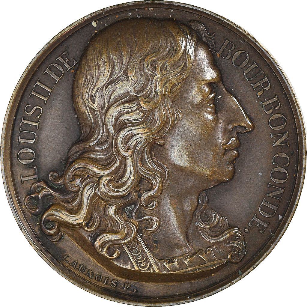 Francia, medaglia, Louis II de Bourbon Condé, History, 1823, Caunois, Restrike
