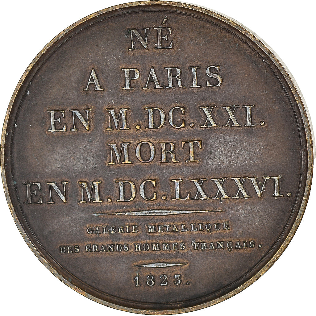 Francia, medaglia, Louis II de Bourbon Condé, History, 1823, Caunois, Restrike