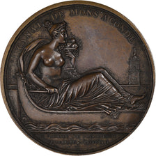 França, medalha, Napoléon Ier, Canal de Mons à Condé, História, 1813