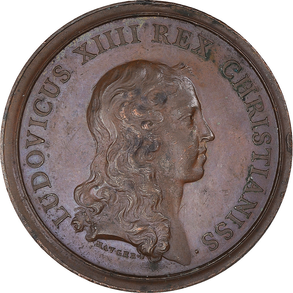 Frankreich, Medaille, Louis XIV, Campagne de Flandre, History, 1649, Mauger