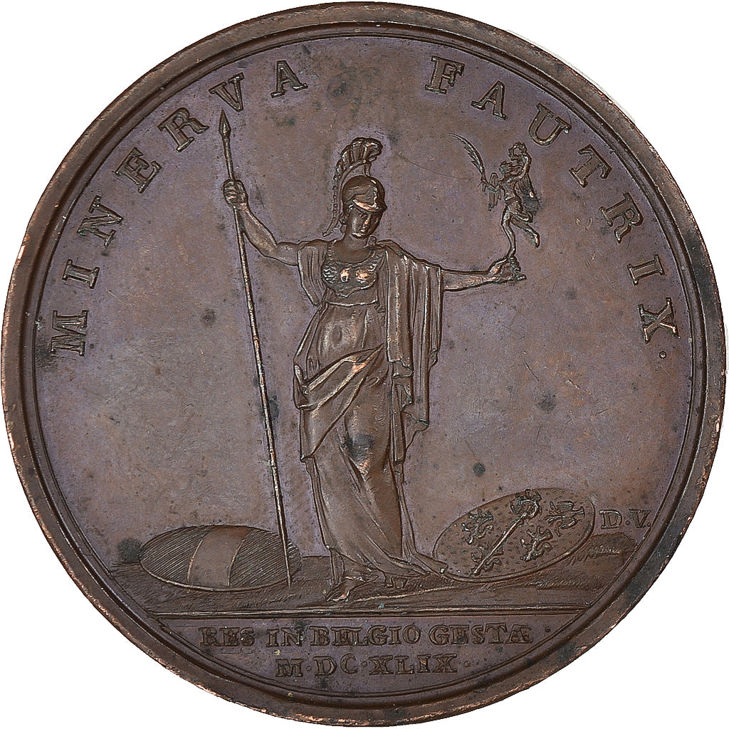 Frankreich, Medaille, Louis XIV, Campagne de Flandre, History, 1649, Mauger