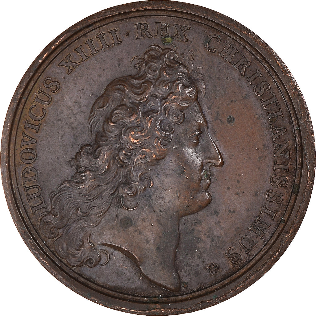 Frankreich, Medaille, Louis XIV, Prise de Condé, History, 1676, Mauger