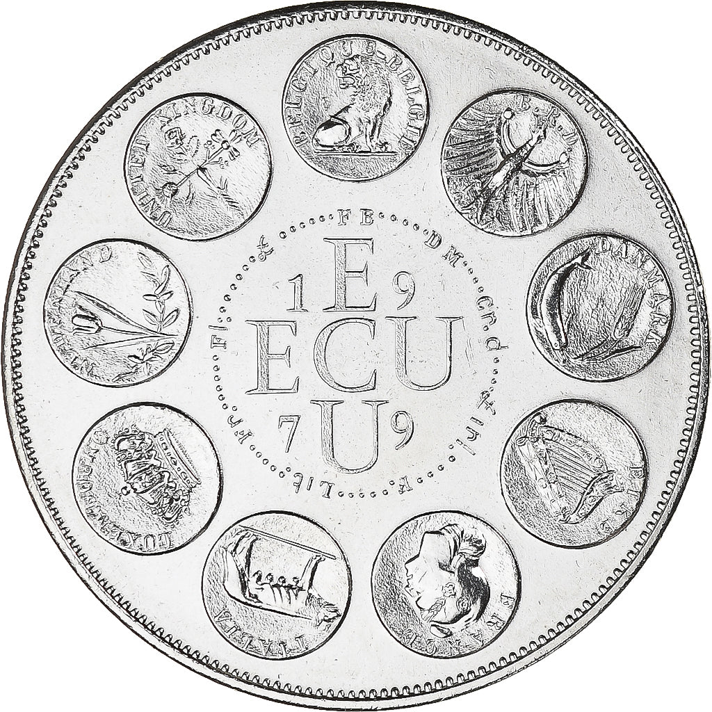 France, Medal, Ecu Europa, Europe debout, Politics, 1979, Rodier, MS(65-70)