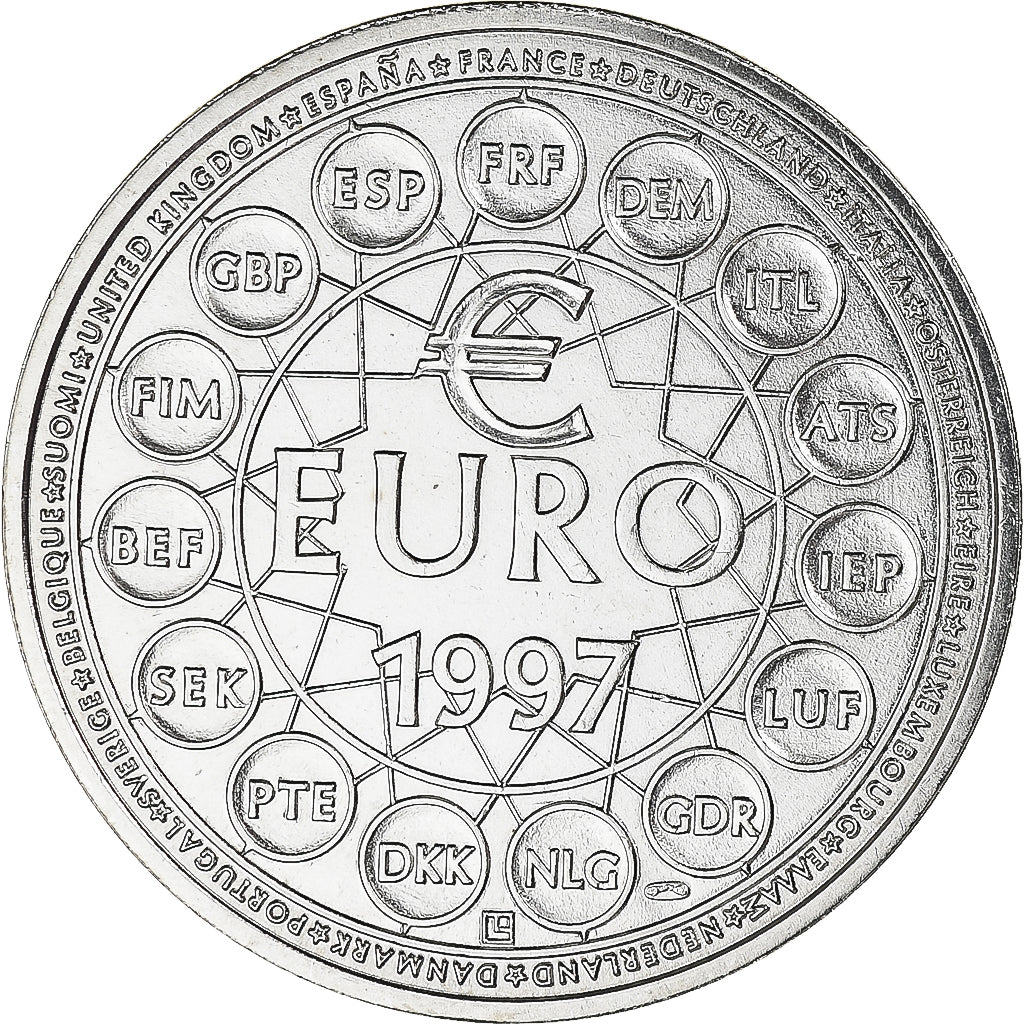 Frankreich, Medaille, Ecu Europa, Politics, 1997, STGL, Kupfer-Nickel