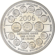 Frankreich, Medaille, L'Europe des XXV, Dernière Année des 12 Pays de l'Euro