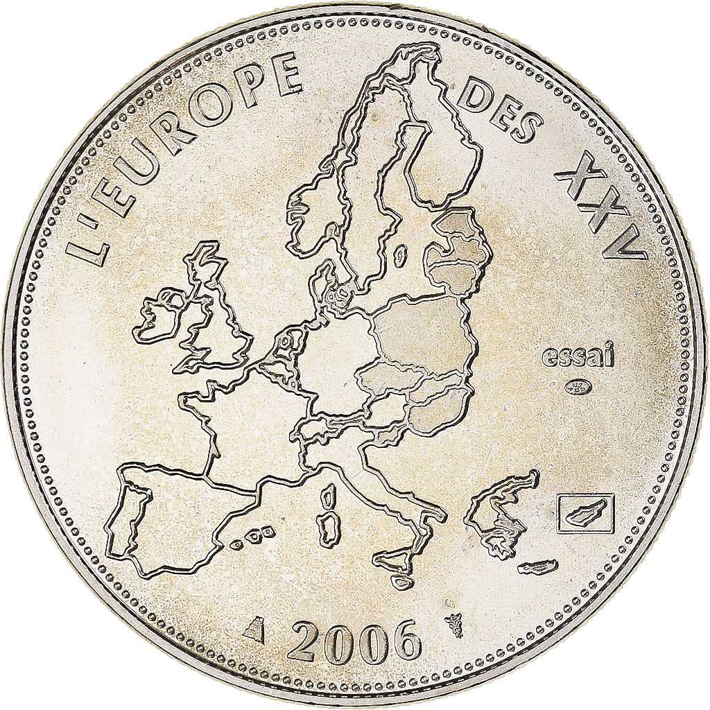 Frankreich, Medaille, L'Europe des XXV, Dernière Année des 12 Pays de l'Euro