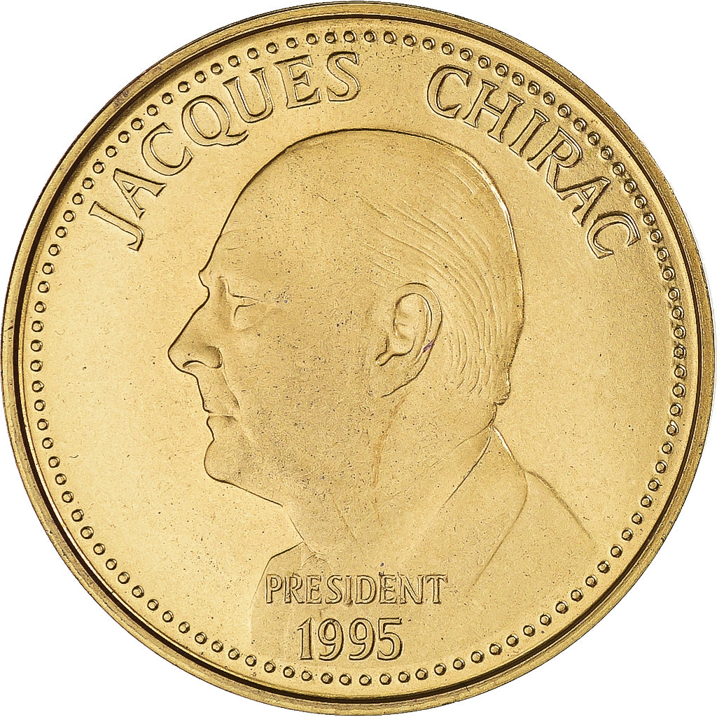 Francia, medalla, Jacques Chirac, Elections Présidentielles, Politics, 1995