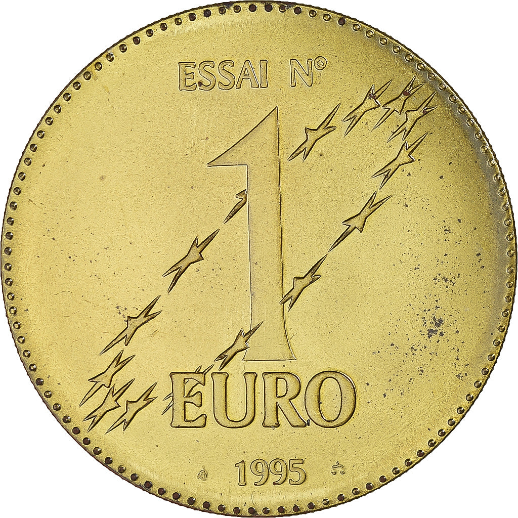 Francia, medaglia, Essai 1 euro, 1995, Europa, SPL, Bronze Florentin