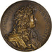 France, Medal, Louis XIV et les Forts, History, Cheron, Restrike, MS(63), Bronze