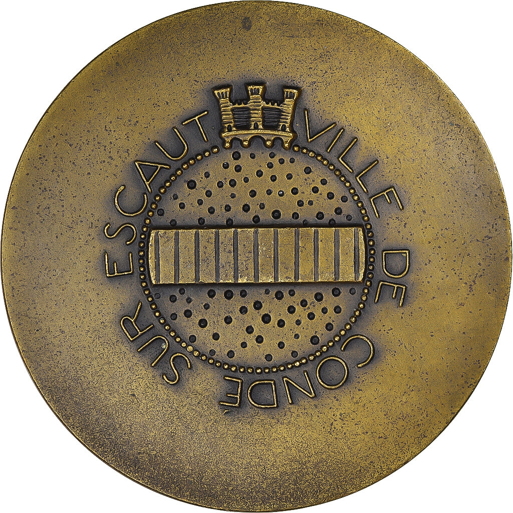 Frankreich, Medaille, Ville de Condé-sur-Escaut, UNZ, Bronze