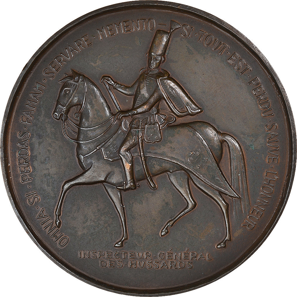France, Medal, Ladislas, Comte de Berchény, Maréchal de France, History, 1977