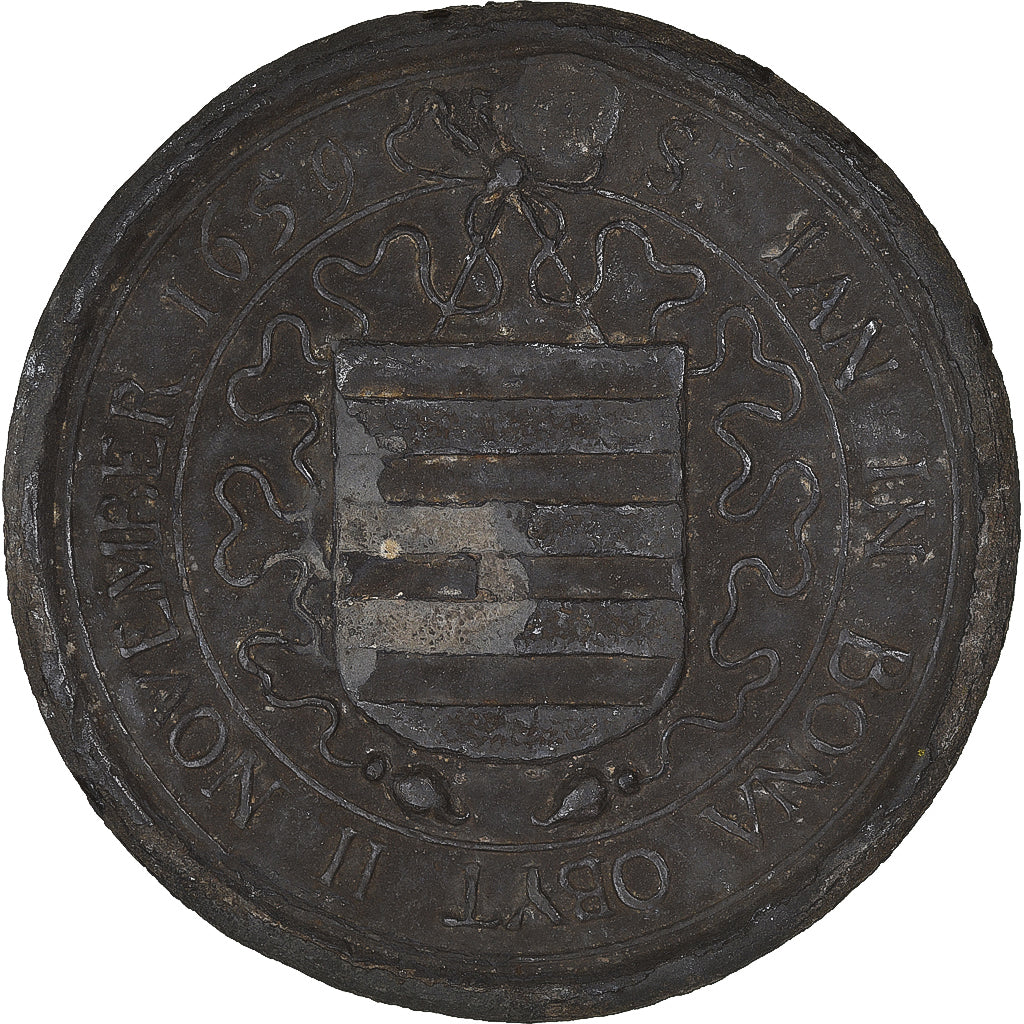 Belgien, Medaille, Médaille mortuaire Jean de Bone et Jacqueline de Pachtere