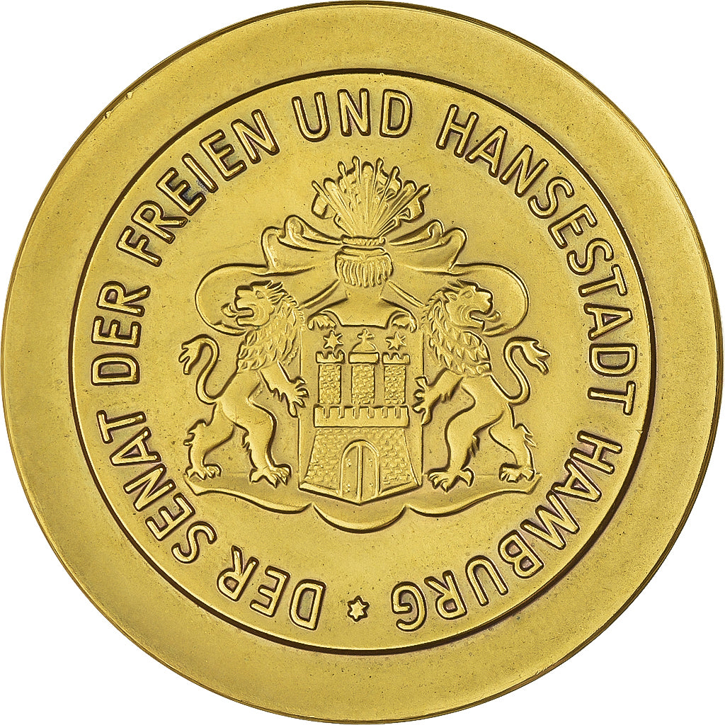 Deutschland, Medaille, Golden Hochzeit, Hansenstadt Hamburg, VZ, Bronze
