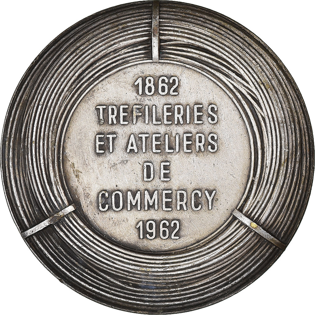 Francia, medaglia, Trefileries et Ateliers de Commercy, Centenaire, Business &