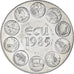 Francia, medaglia, Ecu Europa, Politics, 1985, SPL, Rame-nichel
