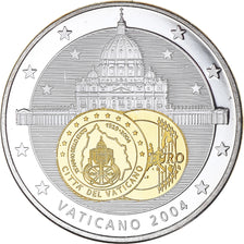 Vatikan, Medaille, L'Europe, Vatican, Politics, 2004, UNZ+, Copper Plated Silver