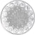 Vaticano, medalha, L'Europe, Vatican, Politics, 2004, MS(64), Prata Cromada a