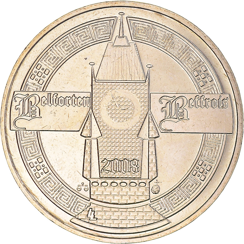 Frankreich, betaalpenning, Belfort, Beffroi, Patrimoine, 2008, UNZ+