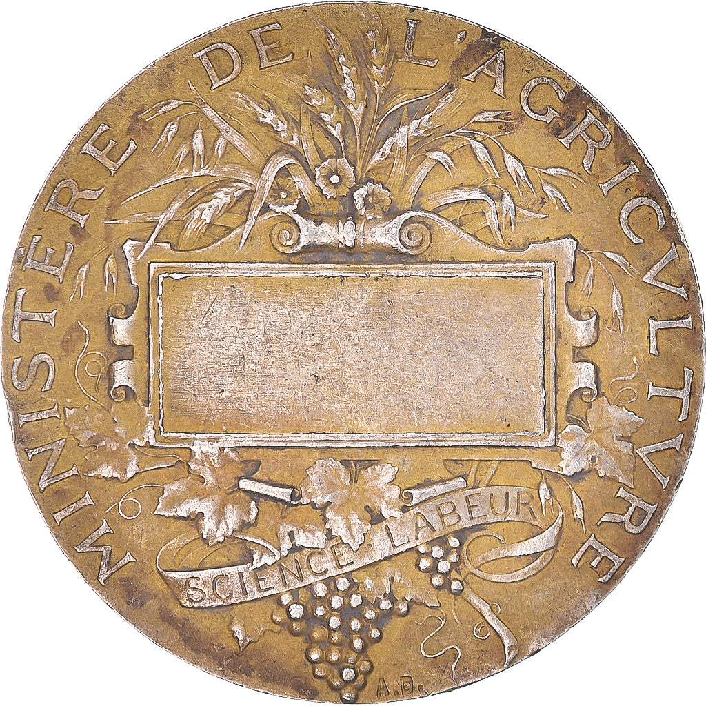 França, medalha, République Française, Ministère de l'agriculture, Alphée