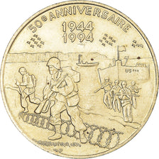 France, Token, 50ème Anniversaire du Débarquement, Jour J, WAR, 1994