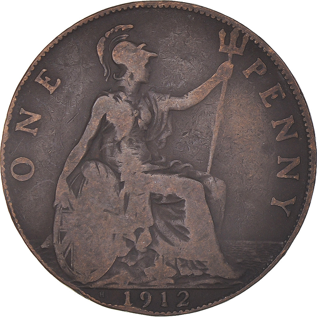 United Kingdom, betaalpenning, One penny, 1912, RMS Titanic, SS, Bronze