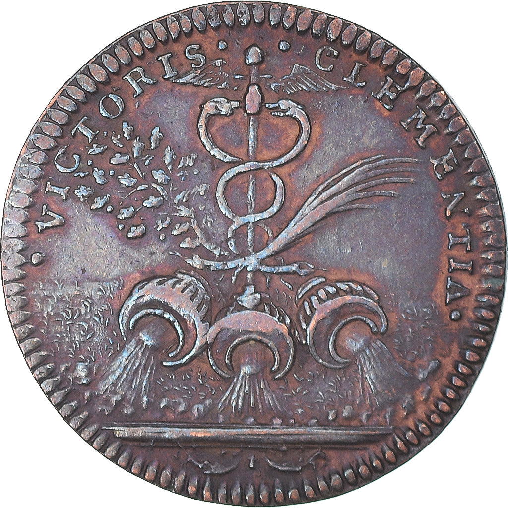 France, Token, Louis XIV, Prise de Condé, History, AU(50-53), Copper