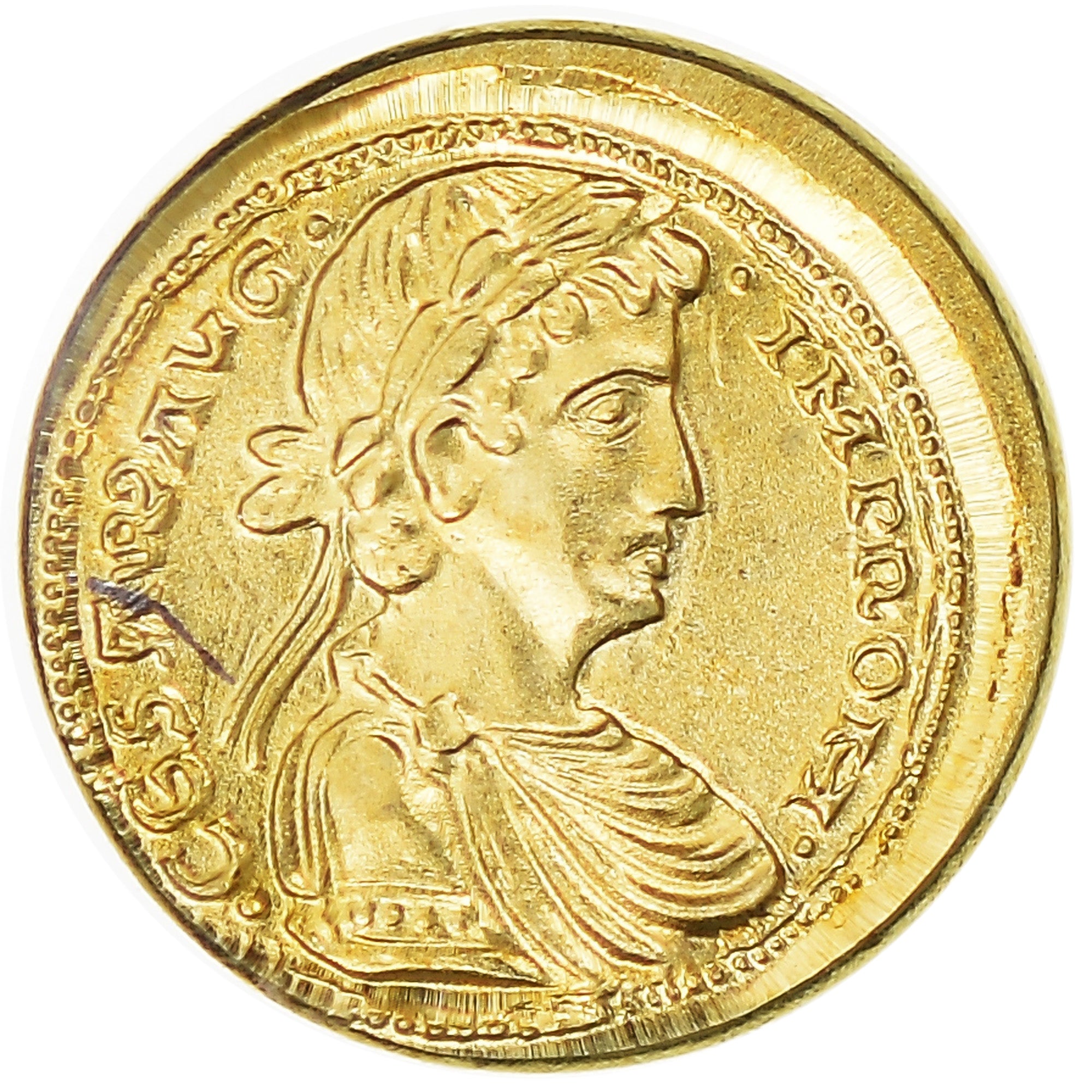 França, medalha, Reproduction miniature, Augustale, Brindisi, 1982, MS(65-70)