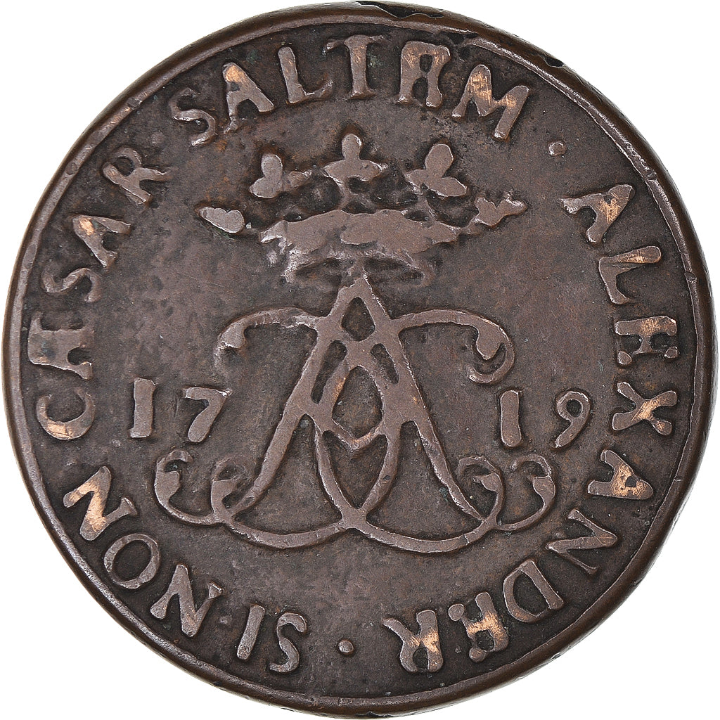 France, Token, Philippe Alexandre Emmanuel de Croy-Solre, History, 1719