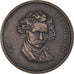 Frankrijk, Medaille, Musique, Ludwig Von Beethoven, ZF+, Bronzen