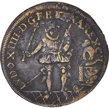 France, Token, Louis XIII Le Juste, History, 1618, VF(20-25), Brass