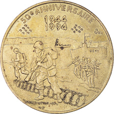 France, Token, 50ème Anniversaire du Débarquement, Jour J, WAR, 1994