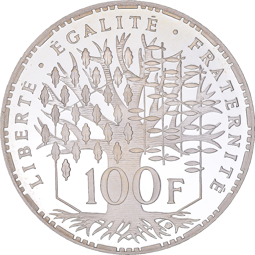 Coin, France, Panthéon, 100 Francs, 1997, Paris, Proof, MS(64), Silver