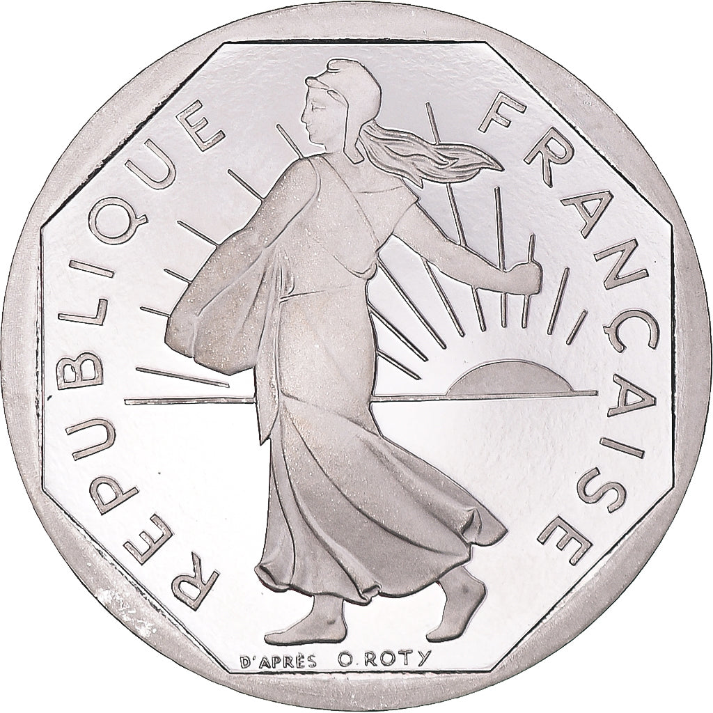 Coin, France, Semeuse, 2 Francs, 1997, Paris, Proof / BE, MS(65-70), Nickel